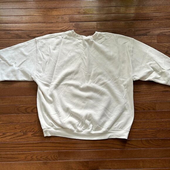 PacSun Women's White Sweatshirt - Picture 2 of 3